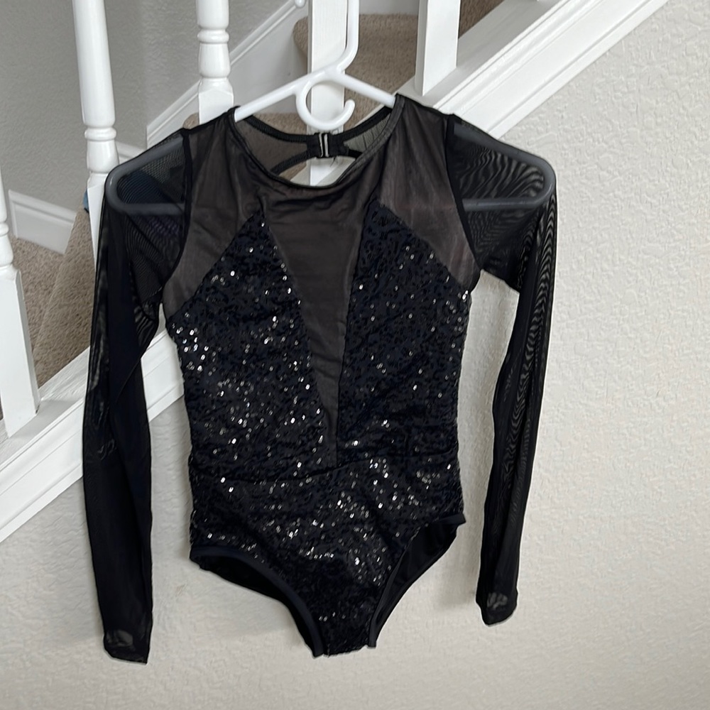 Black sequin bodysuit